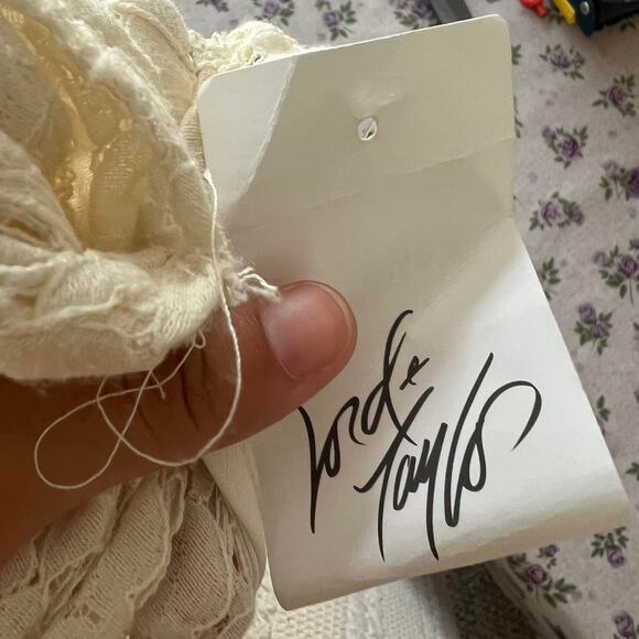 Cream nwt dress lord & taylor XS - Picture 5 of 8